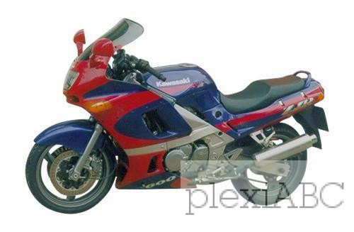 MRA plexi Touring - füstszürke | Kawasaki ZZR 600 ZX600E (1993->) | 033928