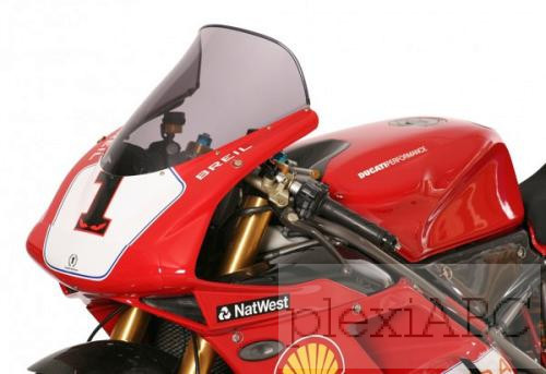 Ducati 748 Strada, SP, SPS 748, ZDM748, H3 plexi - MRA Touring | P02338